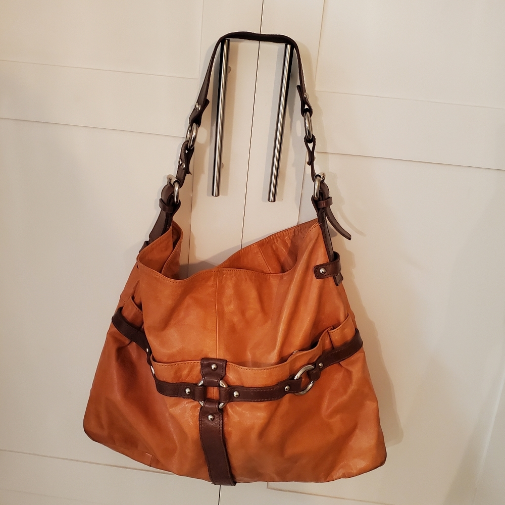 Tano Large Leather Tote Shoulder / Hobo / Slouch Bag